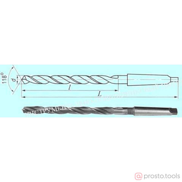 Изображение Сверло к/х 8,5х100х181 Р18