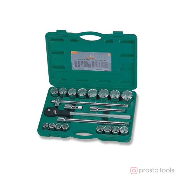 Изображение Набор головок 3/4" 7/8"-2" 12 гран. 22 пред. S04H6622S //JONNESWAY