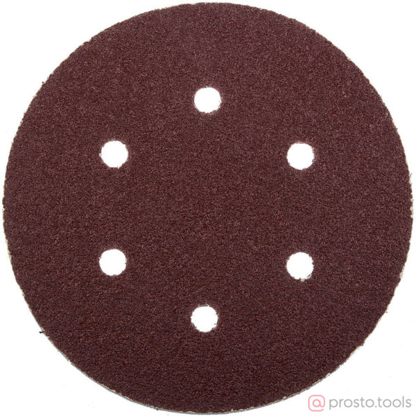 Изображение Круг шлиф. гибкий 150мм Р60 Velcro 6 отверстий 5шт. //ЗУБР