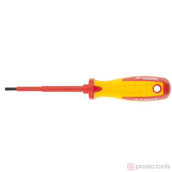 Изображение Отвертка шлицевая 80х2,5 (до 1000В) (MATRIX)