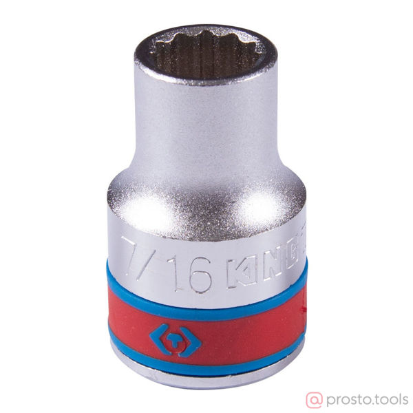 Изображение Головка торц. дюйм. 1/2" 7/16" 12-гран. (KING TONY)