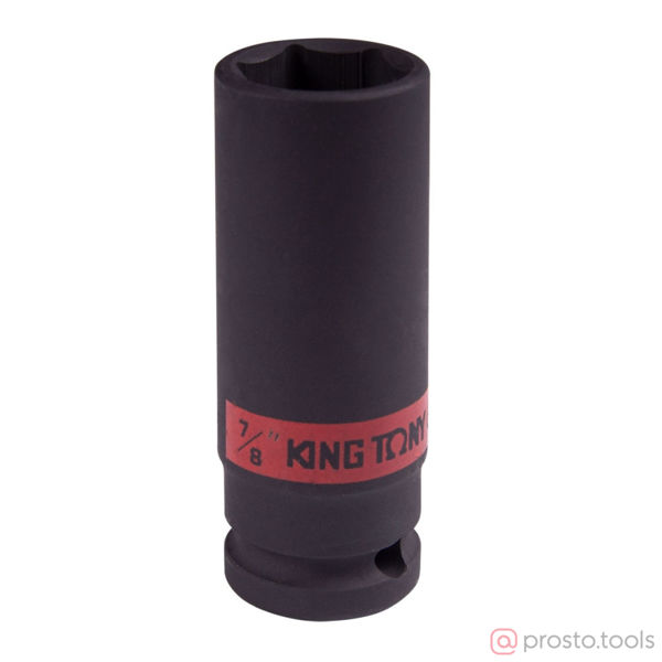 Изображение Головка ударная дюйм. 1/2" 7/8" 6-гран. глубокая //KING TONY (ПОД ЗАКАЗ)