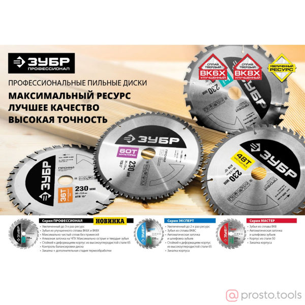 Изображение Диск пильный 250х32 60Т "Чистый рез" //ЗУБР