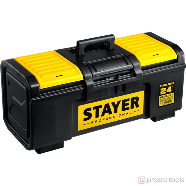 Изображение Ящик для инструмента "TOOLBOX-24" пластиковый, STAYER Professional