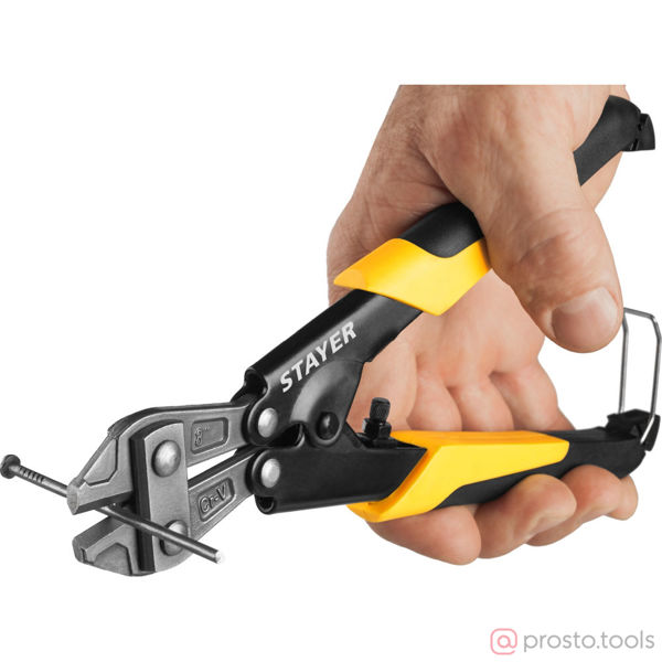 Изображение Болторез 200мм Hercules Forge, компактный, Cr-V, max d=5 / HRC40 d=2 //STAYER