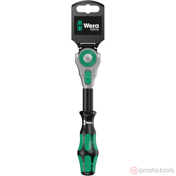 Изображение 8000 B Zyklop Speed SB Трещотка DR 3/8" x 199 мм, 72 зубца, с держателем-еврослот для подвеса