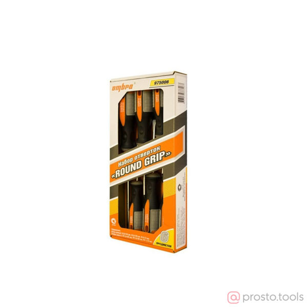 Изображение Набор отверток из 6 шт ROUND GRIP 975006 //Ombra