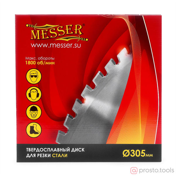 Изображение Диск пильный 305х25,4х1,8/2,2х72T //MESSER
