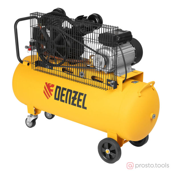 Изображение Компрессор ременной BCV2200/100 2.2 кВт, 100 литров, 370 л/мин //DENZEL