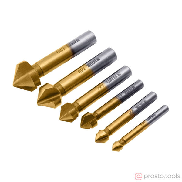 Изображение Набор зенковок M3-M10 6 пр. HSS //DENZEL