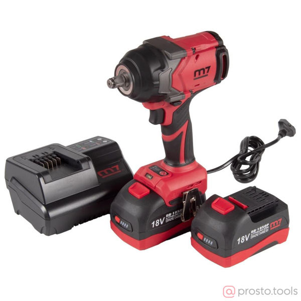 Изображение Гайковерт акк. ударный 1/2" 1600Нм 18В 2х5,0Ач //MIGHTY SEVEN