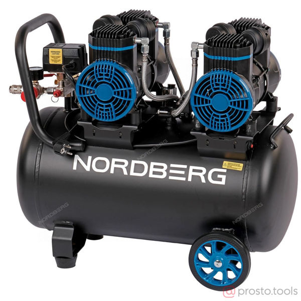 Изображение Компрессор безмасляный NCEO50/500 220В, ресив. 50л, 500 л/мин //NORDBERG