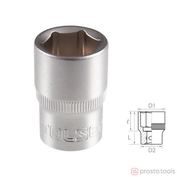 Изображение Головка торц. 1/2" 20мм 6-гран. //TOLSEN