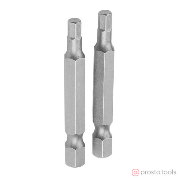 Изображение Вставка торцевая 1/4", HEX, 4 мм, L = 50 мм, 2шт. //TOLSEN