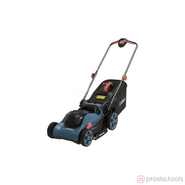 Изображение Газонокосилка акк. 40В (2х20В) 38см (2х4,0Ач Li-lon ЗУ) //SENIX
