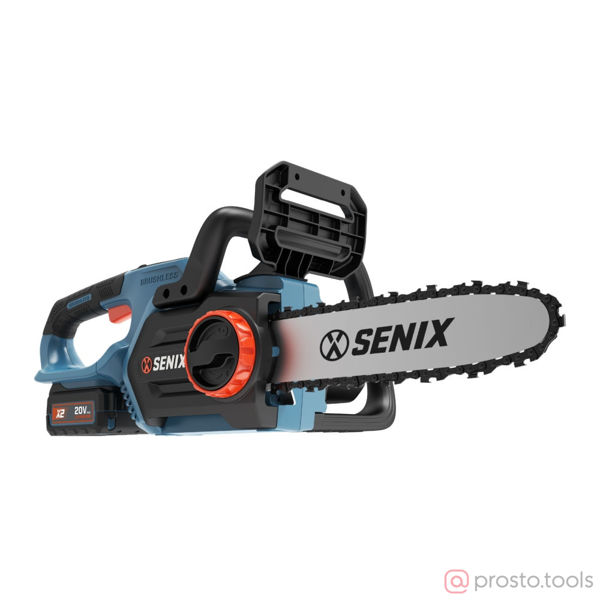 Изображение Пила цепная акк. 20В 10''/25,4см (1х4,0Ач Li-Ion ЗУ) //SENIX
