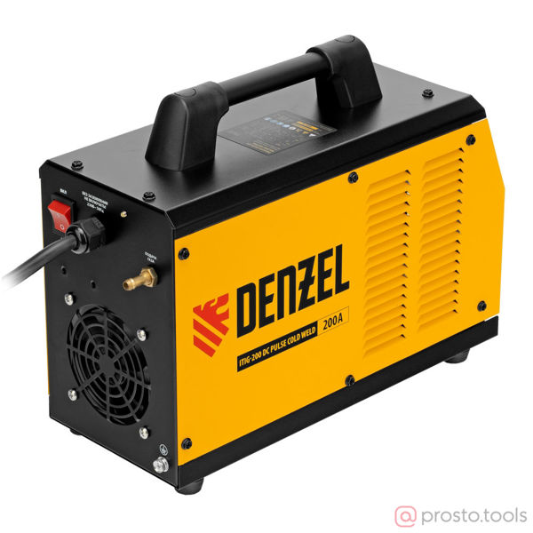 Изображение Инвертор сварочный ITIG-200 DС Pulse Cold Weld, 200 А, ПВ 60% //DENZEL