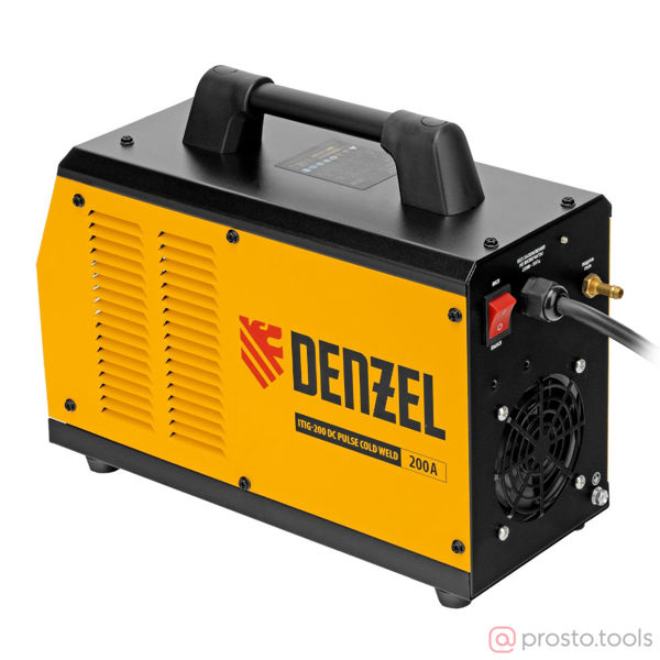 Изображение Инвертор сварочный ITIG-200 DС Pulse Cold Weld, 200 А, ПВ 60% //DENZEL