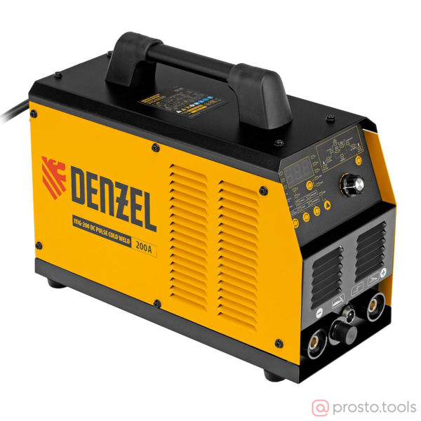 Изображение Инвертор сварочный ITIG-200 DС Pulse Cold Weld, 200 А, ПВ 60% //DENZEL