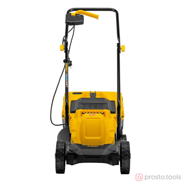 Изображение Газонокосилка эл. GM-1100, 1100 Вт, шир. 32 см, 3 уров., травосб. 30 л.// Denzel