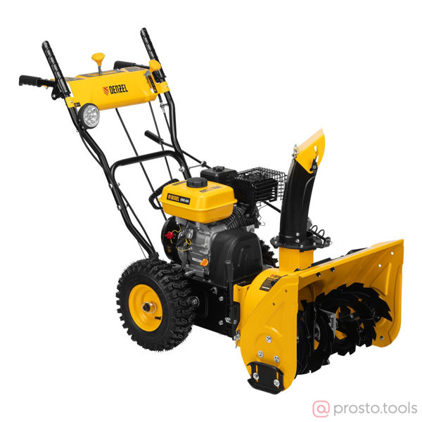 Изображение Снегоуборщик SWB-600, 212cc, ручной старт, функция подметания //DENZEL