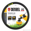 Изображение Леска для триммера 2,4мм 243м витой квадрат, FLEX CORD //DENZEL
