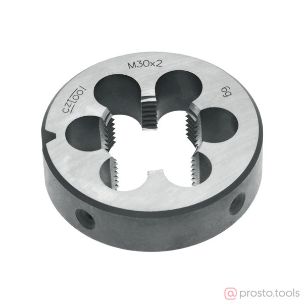 Изображение Плашка М 30,0х2,00 dнар.65мм правая 115CrV3 6g //Bucovice Tools