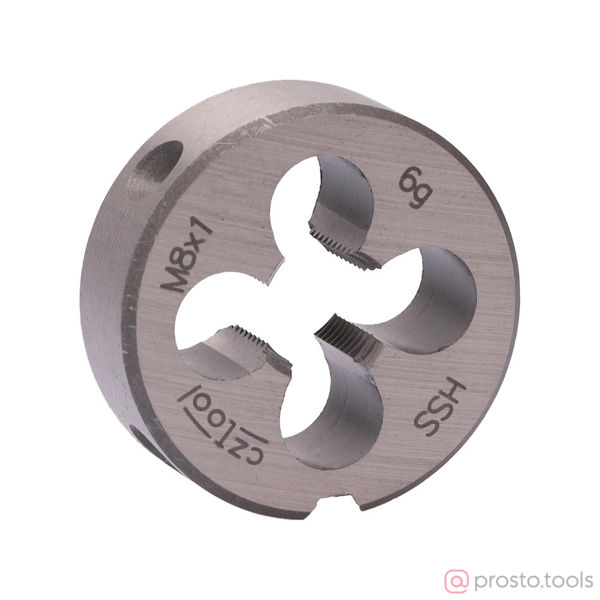 Изображение Плашка круглая M 8*1,0 dнар.25мм правая HSS 6g //Bucovice Tools