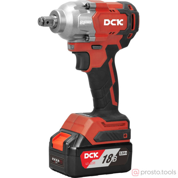 Изображение Гайковерт акк. ударный 1/2" 488Нм 18В (2х5,0Ач Li-Ion ЗУ) KDPB488 //DCK