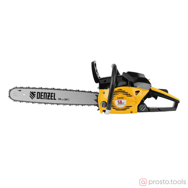 Изображение Бензопила DGS-5820 20"50 см 0,325"/1,5/76 //DENZEL