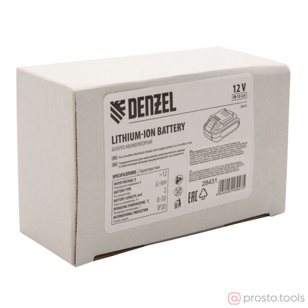 Изображение Аккумулятор 12,0V 2,0Ач IB-12-2.0 Li-Ion //Denzel