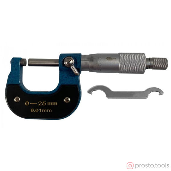 Изображение Микрометр гладкий МК-25-1 ГОСТ 6507-90 (пр-во Guilin Measuring) //GRIFF