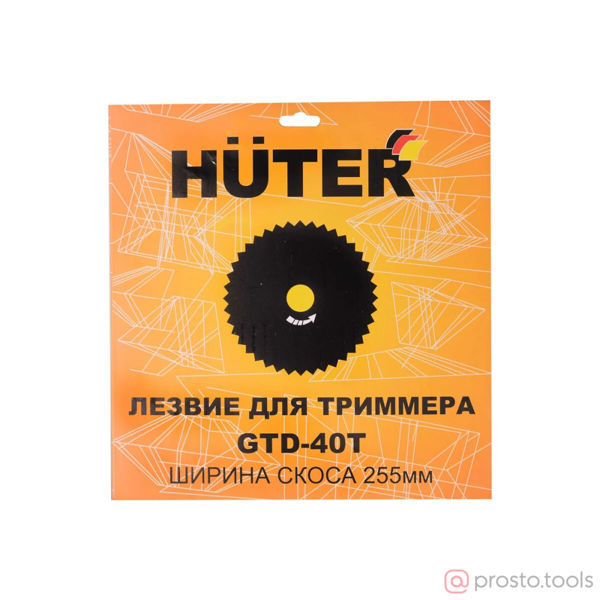 Изображение Диск для триммера 255*25,4 GTD-40T //HUTER