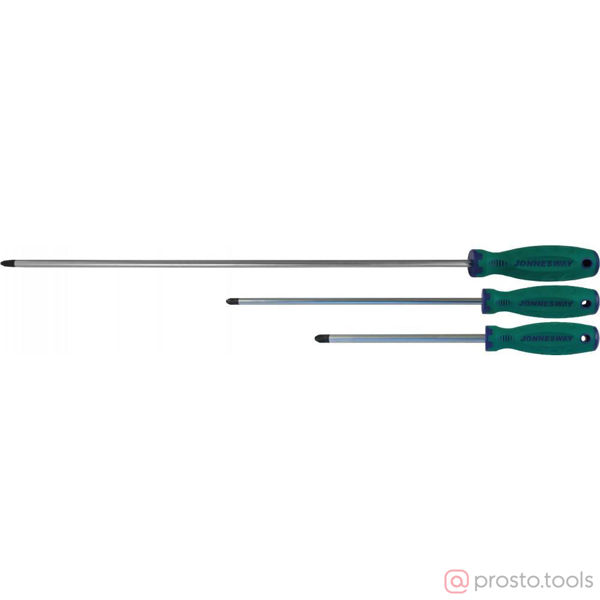 Изображение Отвертка крестовая 100мм PH1 ANTI-SLIP GRIP D71P1100 //JONNESWAY