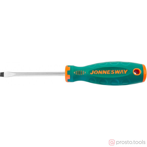 Изображение Отвертка шлицевая 100х6,5 ANTI-SLIP GRIP D71S6100 //JONNESWAY