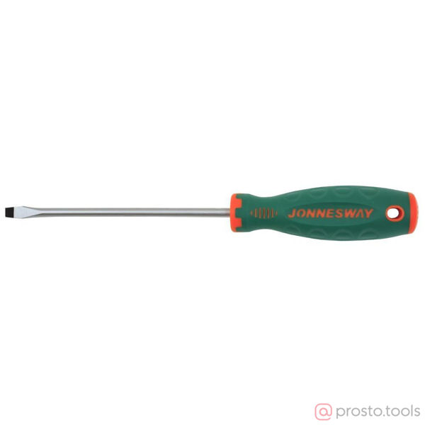 Изображение Отвертка шлицевая 150х8,0 ANTI-SLIP GRIP D71S8150 //JONNESWAY