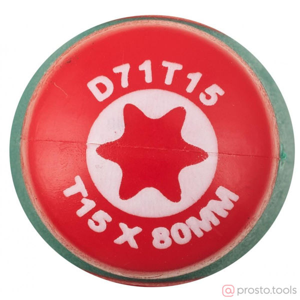 Изображение Отвертка Torx 80мм T15 ANTI-SLIP GRIP D71T15 //JONNESWAY