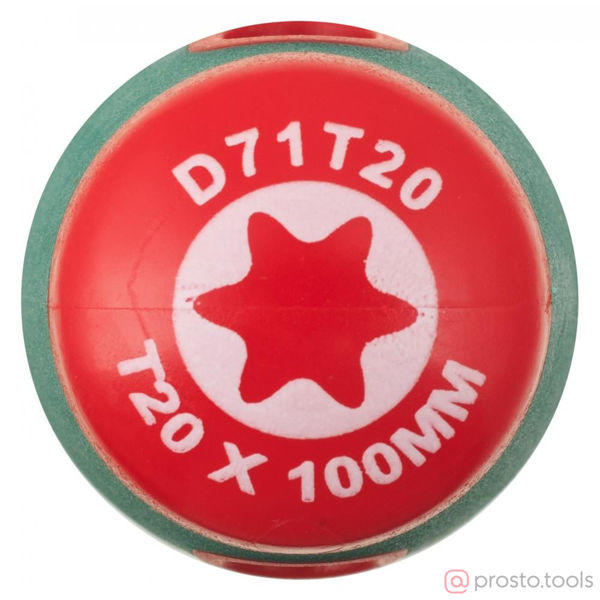 Изображение Отвертка Torx 100мм T20 ANTI-SLIP GRIP D71T20 //JONNESWAY