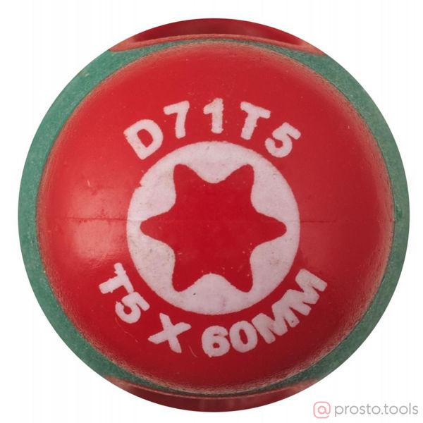 Изображение Отвертка Torx 60мм T5 ANTI-SLIP GRIP D71T5 //JONNESWAY