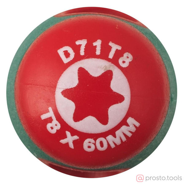 Изображение Отвертка Torx 60мм T8 ANTI-SLIP GRIP D71T8 //JONNESWAY