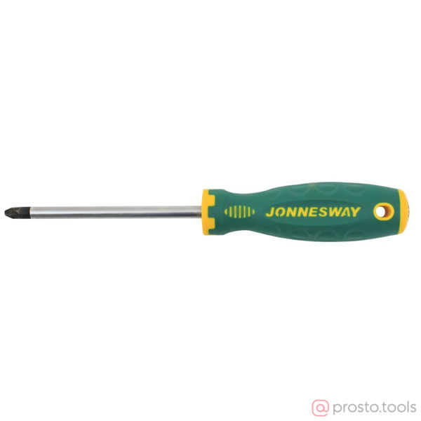 Изображение Отвертка крестовая 125мм PZ3 2-х комп. рукоятка POZIDRIV ANTI-SLIP GRIP D71Z3125 //JONNESWAY