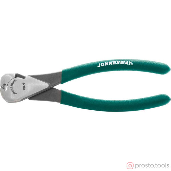 Изображение Кусачки торцевые 160 мм ПВХ рукоятки P6106 //JONNESWAY
