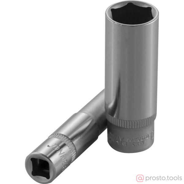 Изображение Головка торц. 1/4" 7мм 6-гран. глубокая S04HD2107 //JONNESWAY