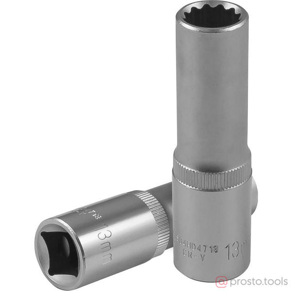 Изображение Головка торц. 1/2" 13мм 12-гран. глубокая S04HD4713 //JONNESWAY
