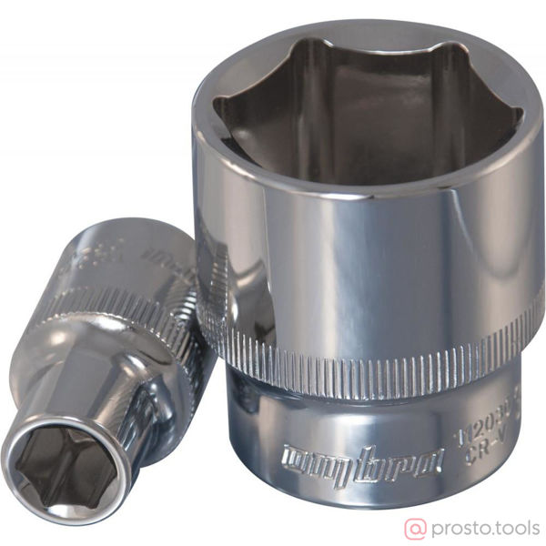 Изображение Головка торц. 1/2" 27мм 6-гран. 112027 //OMBRA