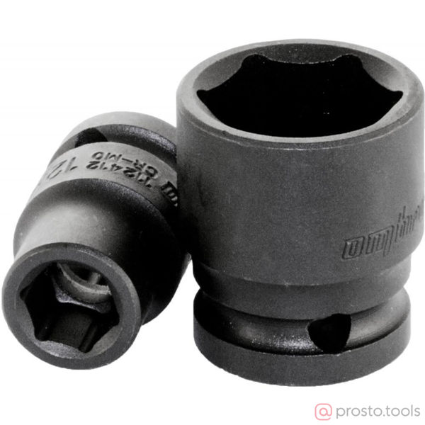 Изображение Головка ударная 1/2" 24мм 6-гран. 112424 //OMBRA