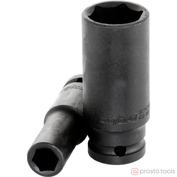 Изображение Головка ударная 1/2" 24мм 6-гран. глубокая 112524 //OMBRA