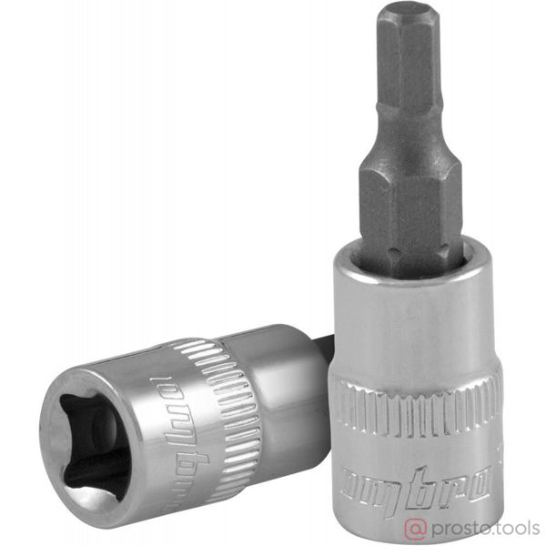 Изображение Головка торц. 1/4" H3 HEX L=37мм 114203 //OMBRA
