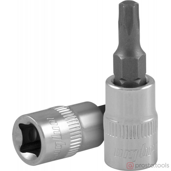 Изображение Головка торц. 1/4" T10 TORX L=37мм 114310 //OMBRA