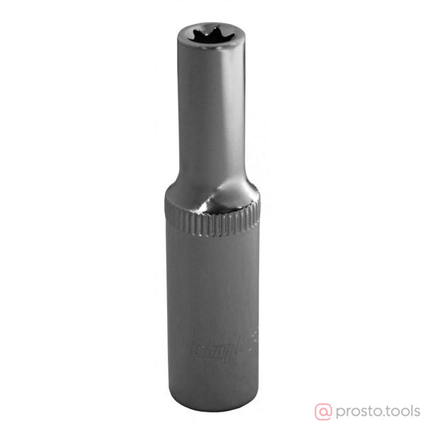 Изображение Головка торц. 1/4" E10 глубокая 114710 //OMBRA